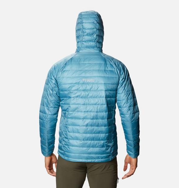 Columbia Snow Country Hooded Jacket Blue For Men's NZ82640 New Zealand